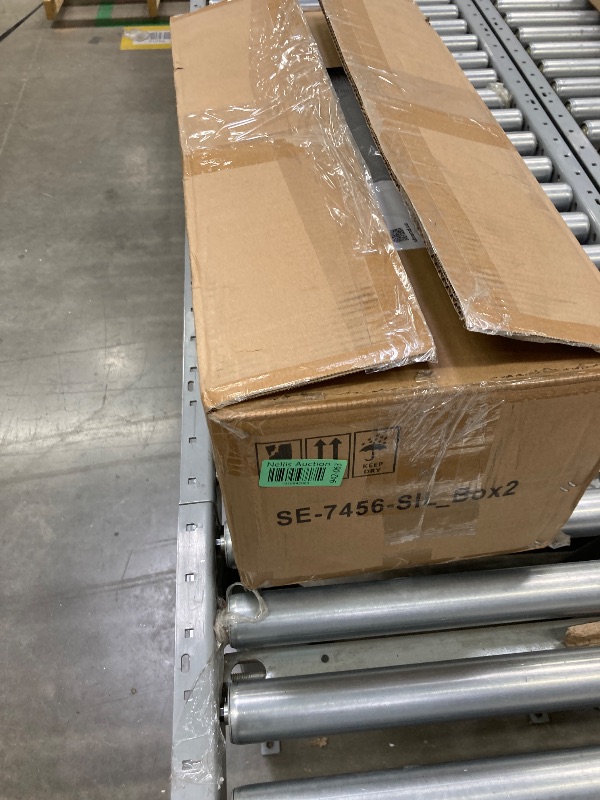 Photo 1 of ***BOX 2 OF 2 ONLY/MISSING PARTS/JUST THE BASE**Alpine Corporation - Mirror Waterfall Fountain with Stones & Lights - Zen Indoor/Outdoor Decor for Office, Living Room, Patio, Entryway -