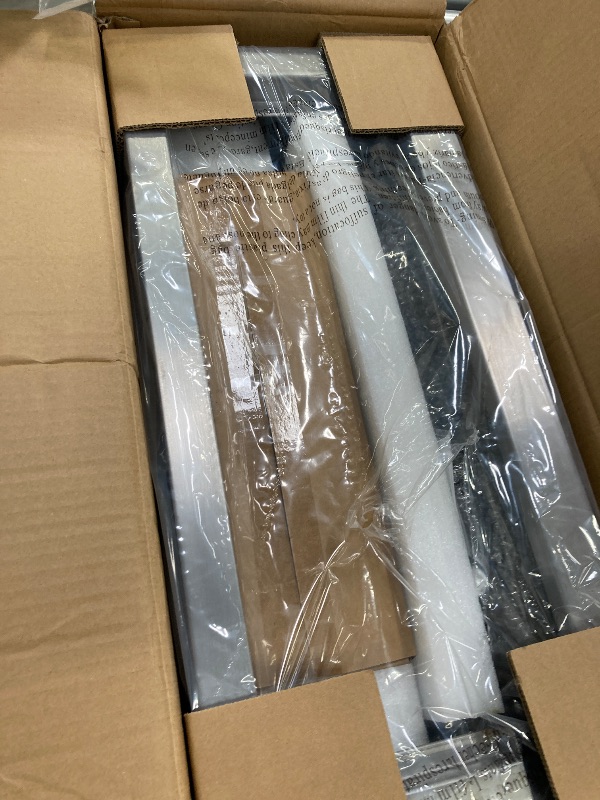 Photo 1 of ***BOX 2 OF 2 ONLY/MISSING PARTS/JUST THE BASE**Alpine Corporation - Mirror Waterfall Fountain with Stones & Lights - Zen Indoor/Outdoor Decor for Office, Living Room, Patio, Entryway -