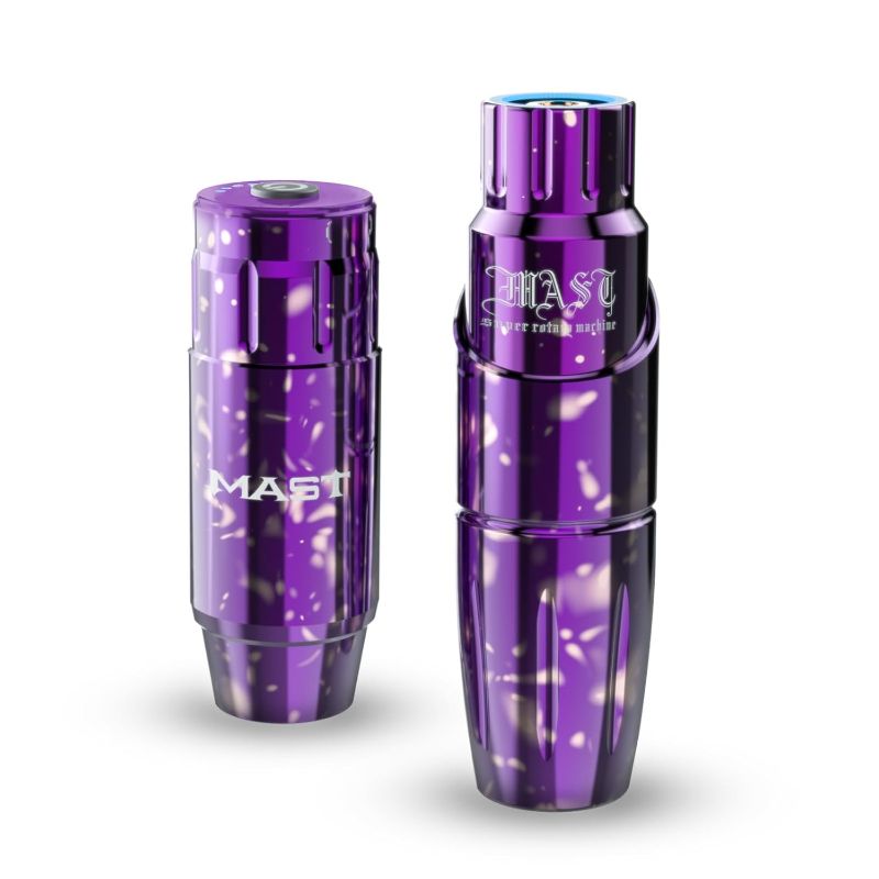 Photo 1 of **ONLY THE PEN**Mast Tour Wireless Tattoo Pen Machine Kit - Professional Rotary Cartridges Tattoo Pen Lightweight Short Battery Power Supply (Mast Tour Purple)