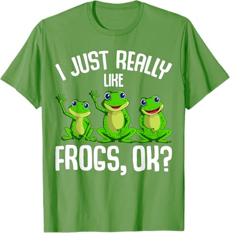 Photo 1 of  Just Really Like Frogs Frog T-Shirt MENS L