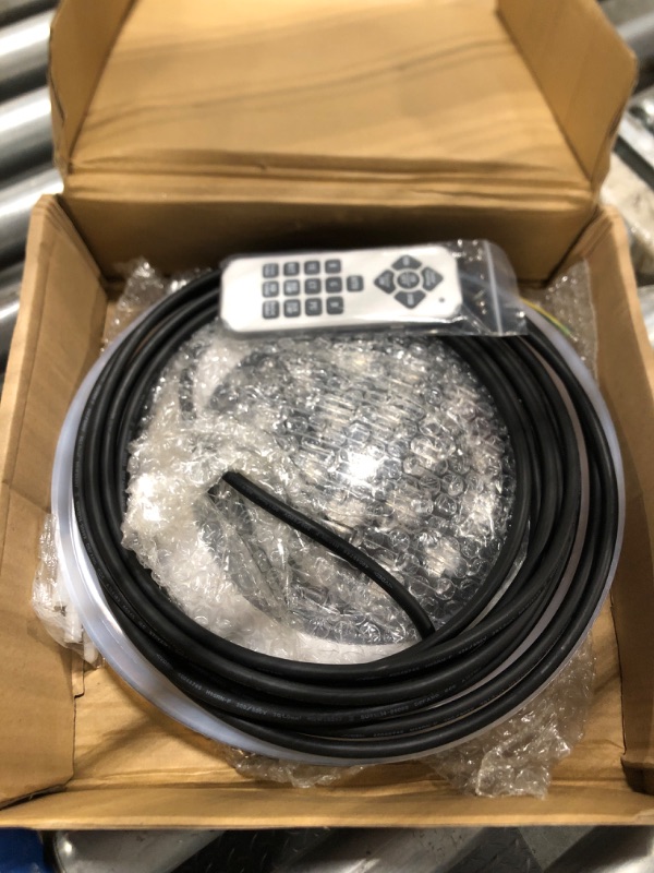 Photo 1 of 10 Inch LED Pool Lights for Inground Pool, 60W ColorColor Changing Underwater Light with APP/Remote/Controller, Fits 10" Large Wet Niches, 50FT Cord