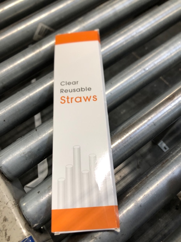 Photo 1 of   6Pack Replacement Straws for Owala 40oz Tumbler, Alwenid Reusable Clear Straws with Cleaning Brush, Compatible with Owala Water Bottle Cup Mug Accessories