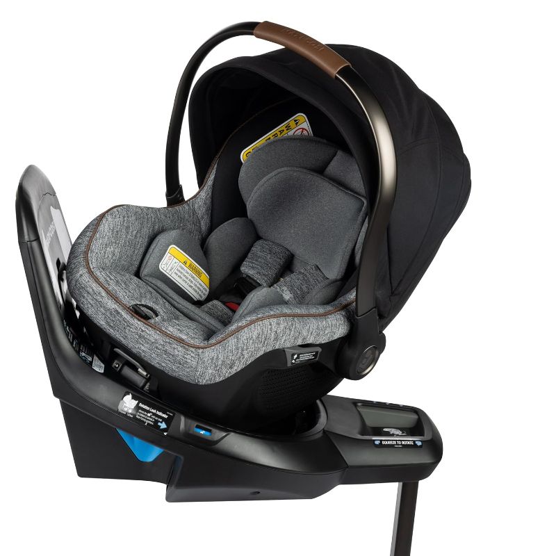 Photo 1 of Maxi-Cosi Peri 180 Rotating Infant Car Seat, Baby Car Seat Rotating Carseat, Swivel Car Seat, Onyx Wonder             