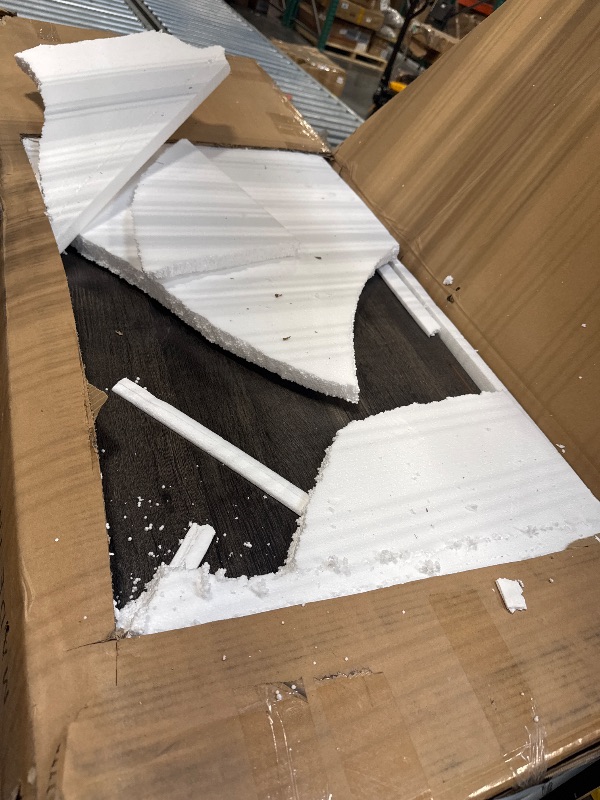 Photo 1 of YITAHOME L Shaped Desk with Power Outlets & LED Lights, 60” Corner Computer Desk with Drawers & Lift Top, Home Office Desk with Monitor Stand & File Cabinet, Wood Height Adjustable Desk, Grey