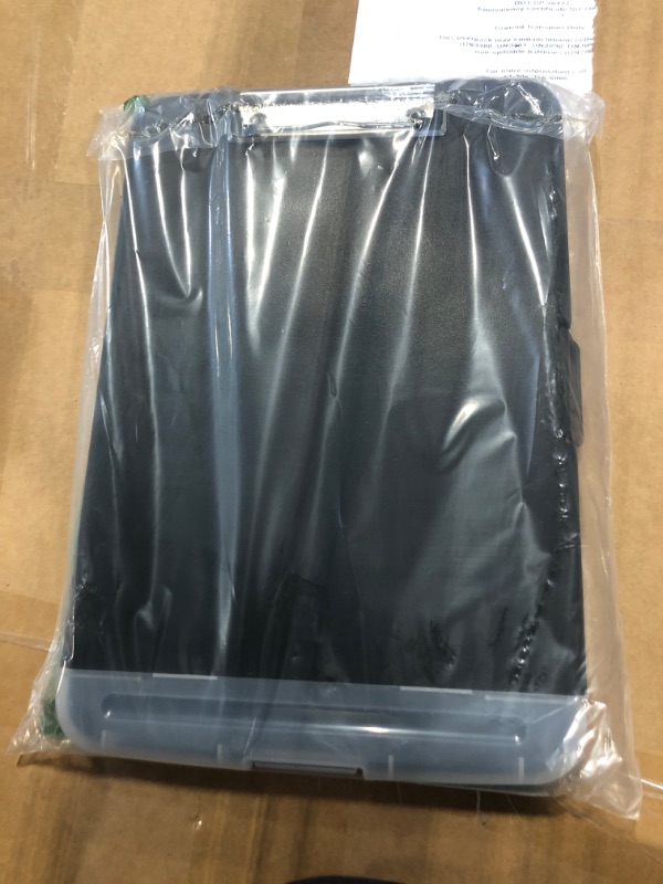 Photo 1 of Sunnyclip Clipboard with Storage, Real Hinge Heavy Duty 8.5x11 Clipboards - with Pen Holder, Plastic Nursing Letter Size Storage Slimcase, Smooth Writing, for Paperwork Office Classroom