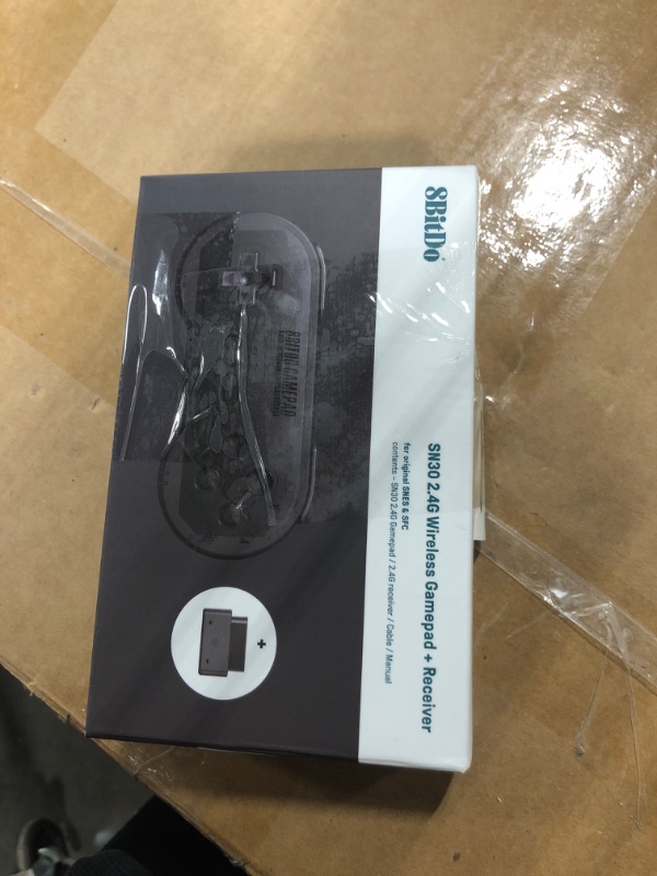 Photo 1 of 8Bitdo Sn30 2.4G Wireless Gamepad for Original SNES/Sfc (Transparent Edition)