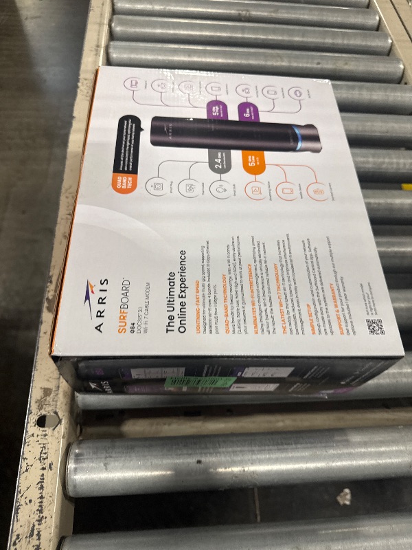 Photo 1 of ARRIS (G54) - Cable Modem Router Combo - Fast DOCSIS 3.1 Multi-Gigabit & BE 18000 WiFi 7 Comcast Xfinity, Cox, Spectrum Quad-Band 1, Up to 18 Gbps Max Speed.