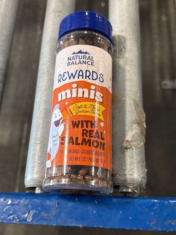 Photo 1 of **ONLY 1**Natural Balance Limited Ingredient Diets Mini Rewards Soft and Chewy Dog Treats (Salmon, 3 Pack / 5.3-Ounces Each)