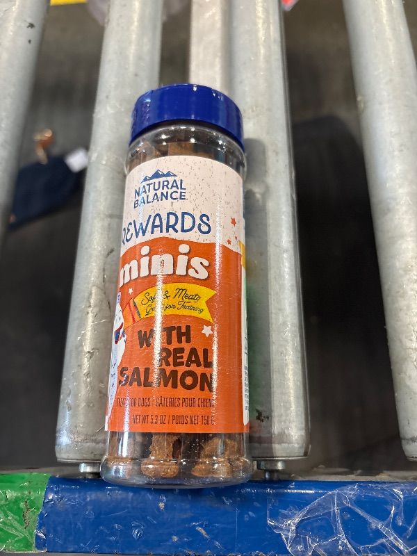 Photo 1 of **ONLY ONE **Natural Balance Limited Ingredient Diets Mini Rewards Soft and Chewy Dog Treats (Salmon, 3 Pack / 5.3-Ounces Each)
