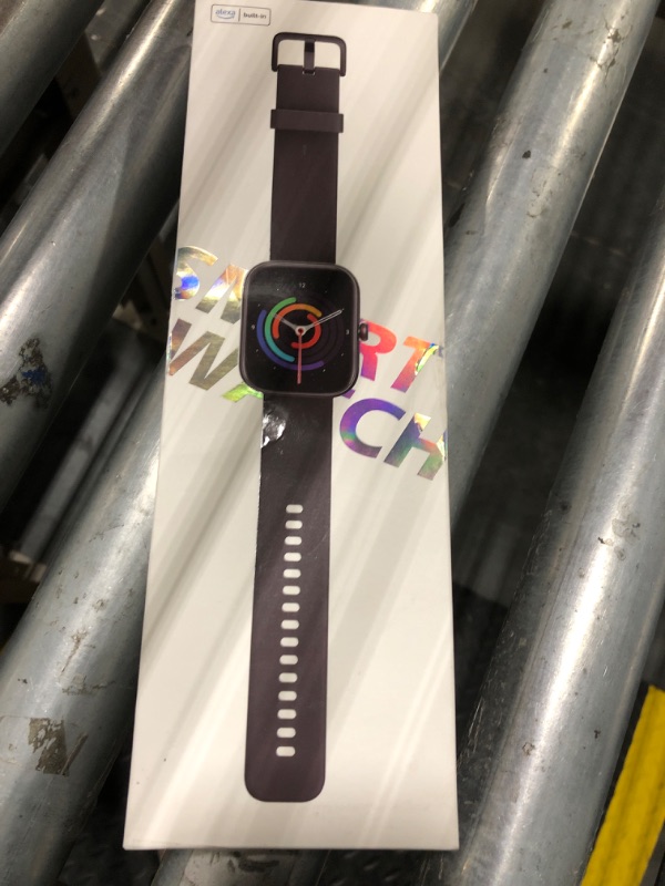 Photo 1 of **CHARGER MISSING**
ENOMIR Smart Watch for Women Men (Answer/Make Calls) Compatible with iPhone/Android/Samsung, Alexa Built-in, [1.91" HD Screen] Waterproof Fitness Watch with Heart Rate/Sleep/SpO2 Monitor(Black)