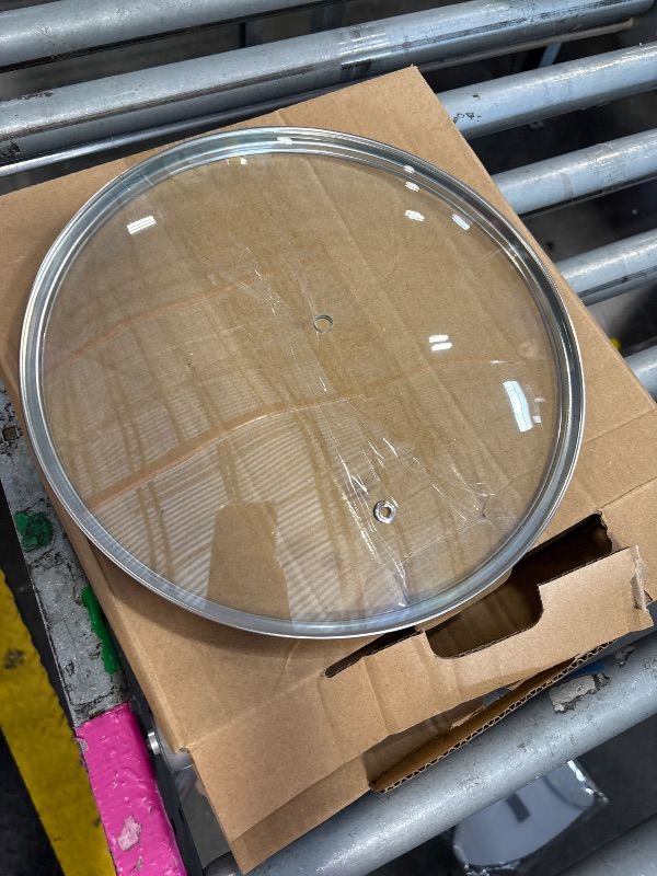 Photo 1 of 10.25 In Glass Lid for Frying Pan, Tempered Replacement Cover for All 10.25 inches Cookware for Skillets, Round Cast Iron, Cast Aluminium, Stainless Steel Pans & Pots              