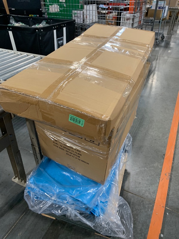 Photo 1 of ****AS IS/ NO RETURNS - SALE FINAL, MULTIPLE BOXES***** PLASTIC POOL SET, POOL, PUMP, AND LADDER - UNKNOWN SIZE OR FUNCTIONALITY