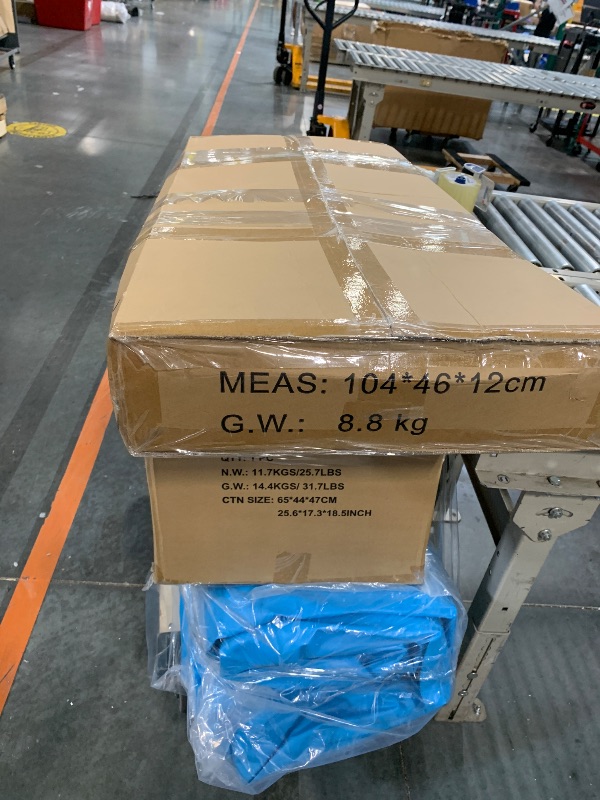 Photo 1 of ****AS IS/ NO RETURNS - SALE FINAL, MULTIPLE BOXES***** PLASTIC POOL SET, POOL, PUMP, AND LADDER - UNKNOWN SIZE OR FUNCTIONALITY