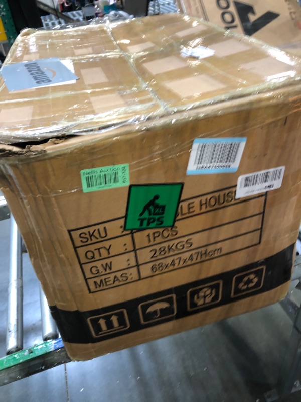 Photo 1 of Bubble House Inflatable PVC Bubble Tent, Commercial 10FT Bubble with UL Blower & Pump for Kids/Adults, Party, Gender Reveal, 10FT Dia Bubble, 6FT Tunnel