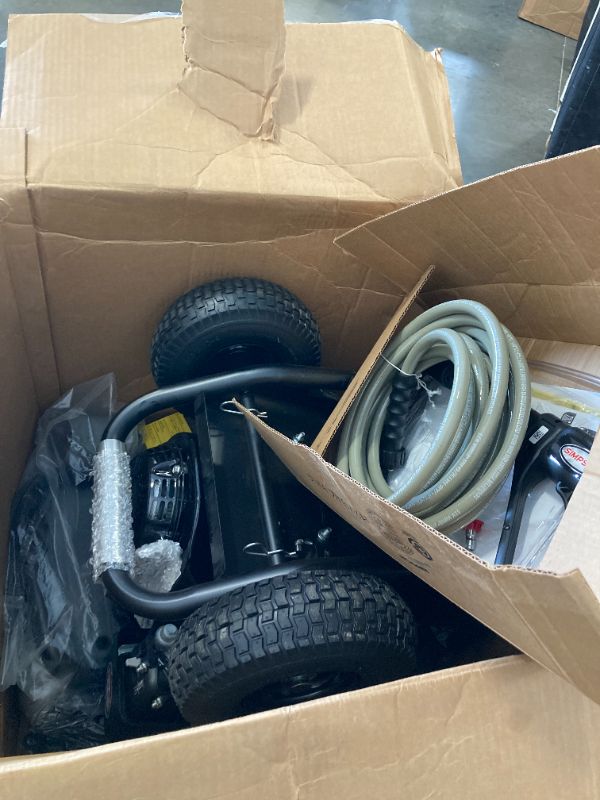 Photo 1 of SIMPSON Cleaning PS3228 PowerShot 3300 PSI Gas Pressure Washer, 2.5 GPM, Honda GX200 Engine, Includes Spray Gun and Extension Wand, 5 QC Nozzle Tips, 5/16-inch x 25-foot MorFlex Hose, 49-State