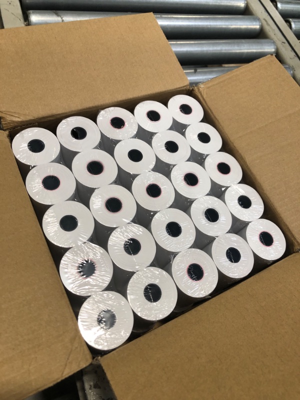 Photo 1 of (50 Rolls) 2 1/4 x 85 Thermal Paper Rolls, BPA Free Thermal Receipt Paper Rolls, 2.25 inch Wide and 85 ft Long Per Thermal Paper Receipt Roll