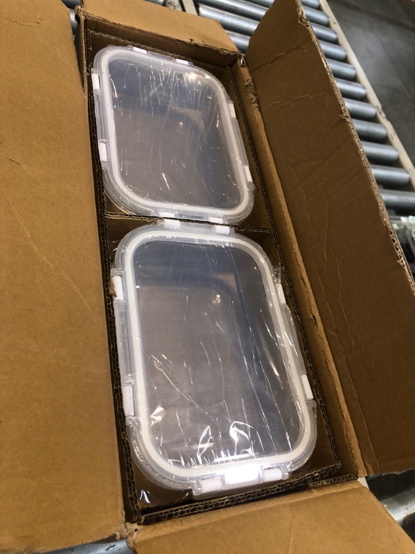 Photo 1 of [8-Pack,30 oz]Glass Meal Prep Containers,MCIRCO Glass Food Storage Containers,Airtight Glass lunch Containers with Lids - BPA-Free Microwave, Oven, Freezer and Dishwasher, White