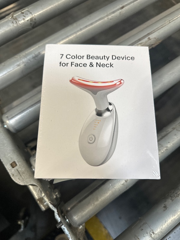 Photo 1 of **NEW** ELISHINE Light Based Multifunctional Facial Massager, 7 Color Portable Face Massager Tool for Skin Care, Glossy White