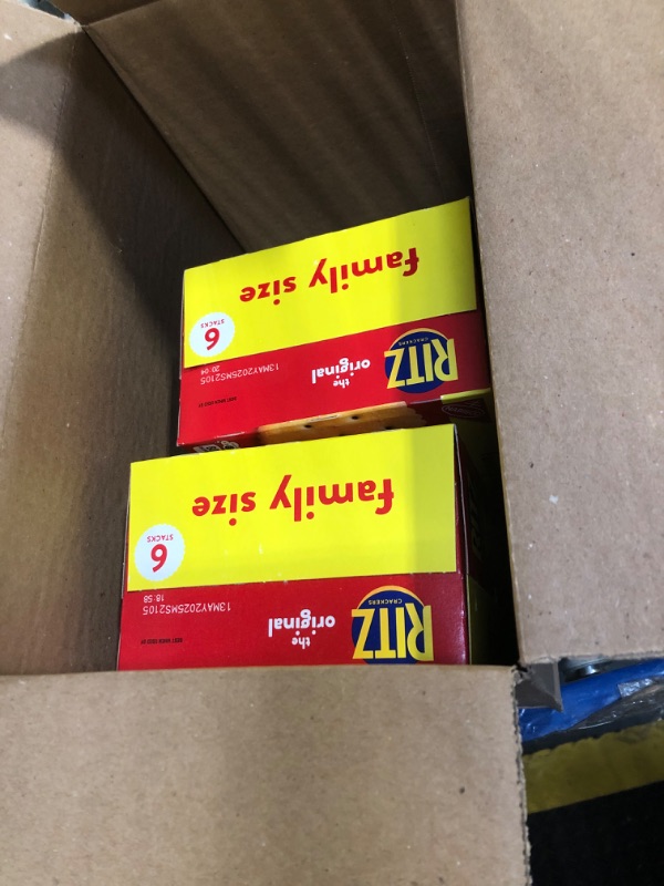 Photo 1 of **EXP MAY 2025***RITZ Original Crackers, Snacks for Kids and Adults, Bulk Lunch Snacks, Family Size, 2 Boxes