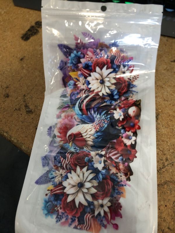 Photo 1 of 6 Sheets UV DTF Glass Cup Wrap Transfer Sticker Wildlife Aesthetics Transfer Stickers UV DTF Waterproof Transfer Sticker for 16oz Libbey Glass Cups Furniture Craft DIY Crafts