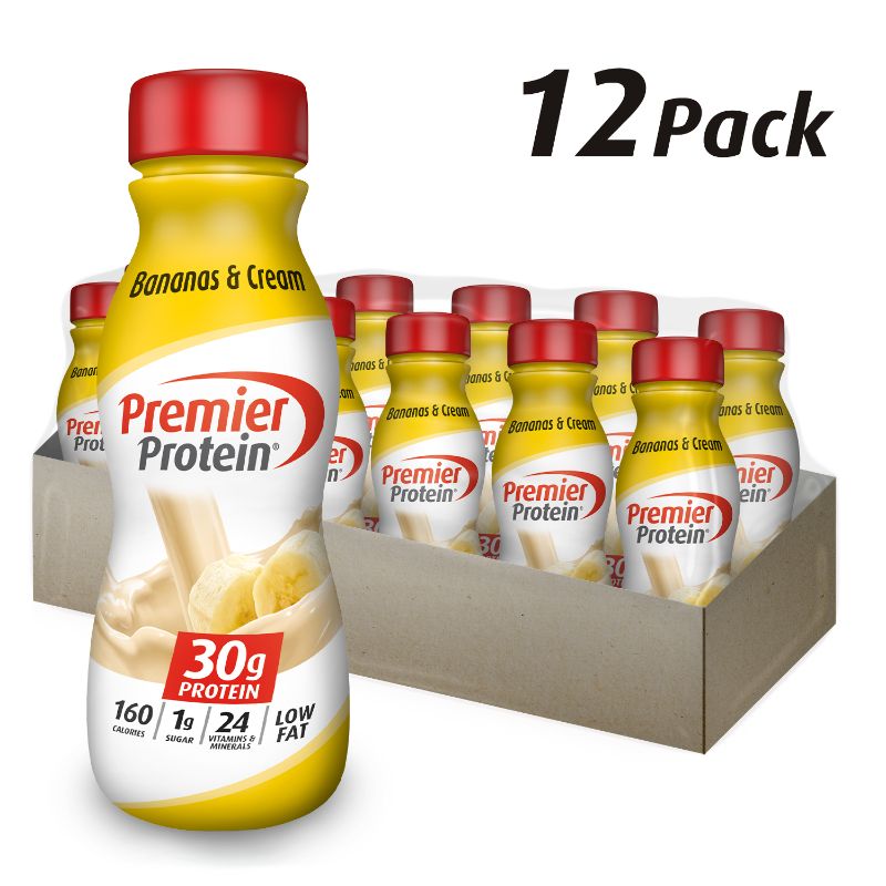 Photo 1 of **EXP 05/2025** Premier Protein Nutritional Shake - Bananas & Cream - 11.5 Fl Oz/12pk

