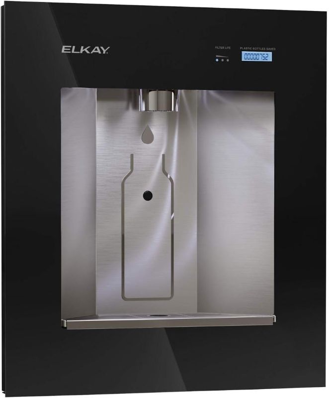 Photo 1 of Elkay LBWD06BKK ezH2O Liv Built-in Filtered Water Dispenser, Remote Chiller, Midnight

