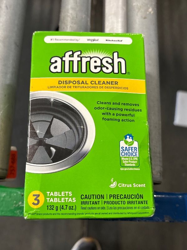 Photo 1 of Affresh Garbage Disposal Cleaner, Removes Odor-Causing Residues, 3 Tablets