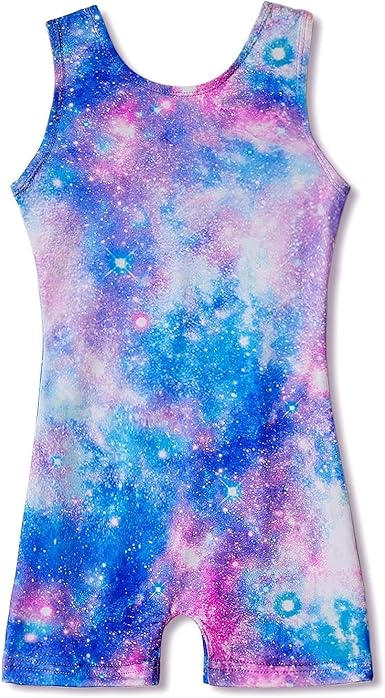 Photo 1 of MYQFF Gymnastics Leotards for Girls Toddler Kids Dance Outfits Sparkle Tumbling Biketards Unitard Unicorn Mermaid. (2-3Y)