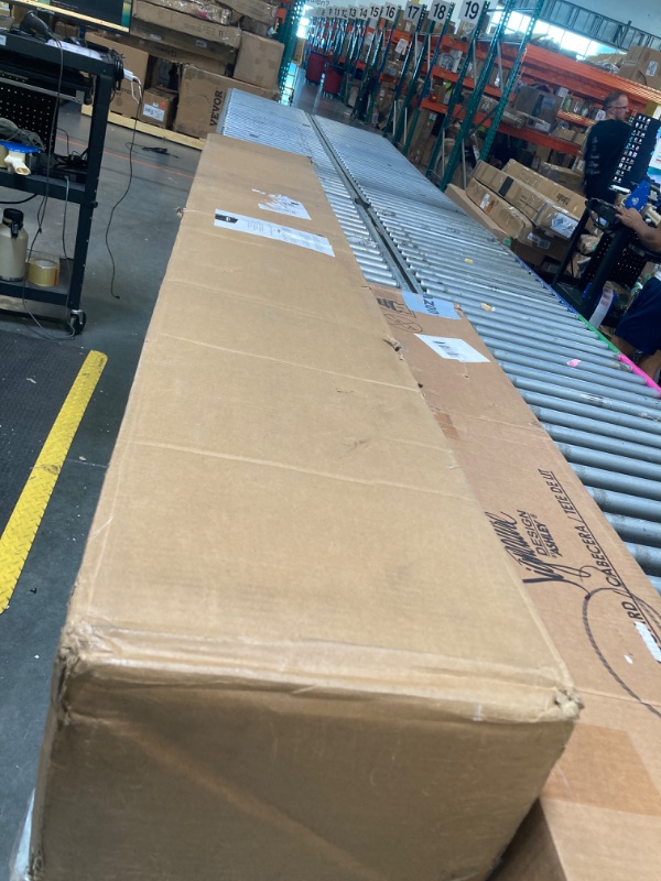 Photo 1 of Amazon Basics Smart Box Spring Bed Base, 7-Inch Height Mattress Foundation, Tool-Free Easy Assembly, King, 79"L x 75.5"W x 7"H, White