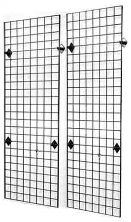 Photo 1 of ***SIMILAR ITEM*** 2' x 6' Foot Wire Grid Panel Wall Display Kit (2-Pack)