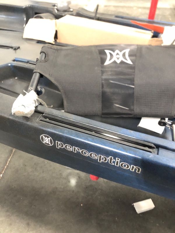 Photo 1 of perception Pescador Pilot 12 | Sit on Top Fishing Kayak with Pedal Drive | Adjustable Lawn Chair Seat and Tackle Storage Areas | 12' | Sonic Camo