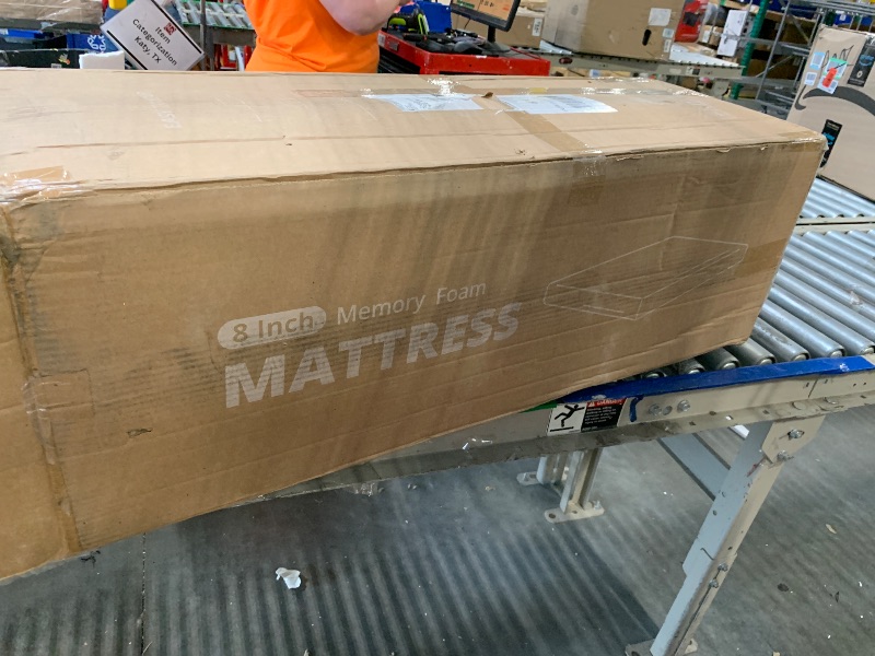 Photo 1 of ** SIMILARRR*** EGOHOME Full Size Memory Foam Mattress, 8 Inch Bed Mattress in A Box with Cooling Green Tea Gel, Pressure Relief with Medium Firm Support, CertiPUR-US Certified, 75''L x 54''W, ?37.3 pounds White