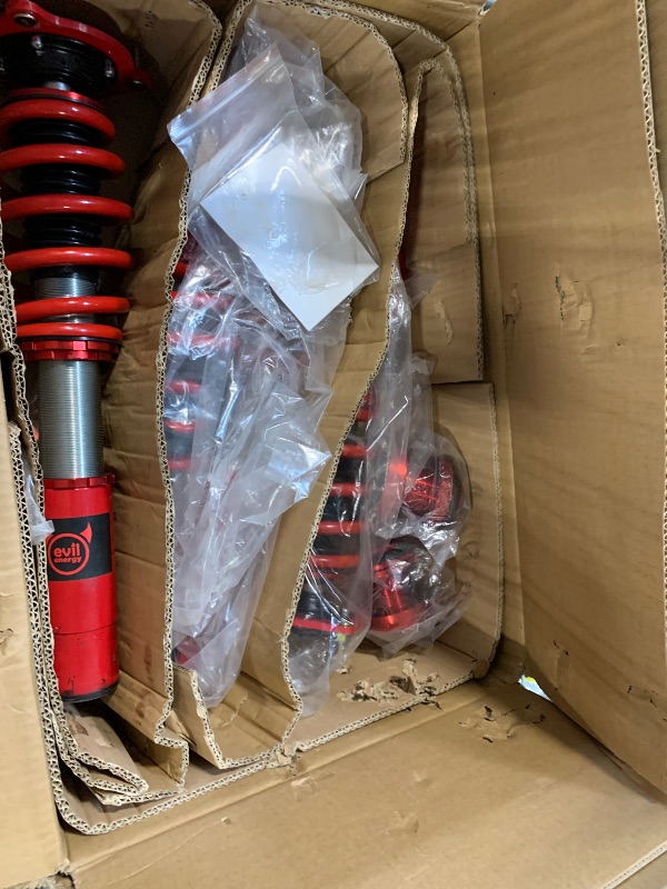 Photo 1 of ***SIMILAR** EVIL ENERGY Coilovers Compatible for Honda Accord w/o ADS (CV) 2018-2021, Height Adjustable Coilovers Lowering Kit with 32-Level Damper Adjustment, Coilovers Suspension Kit, Red