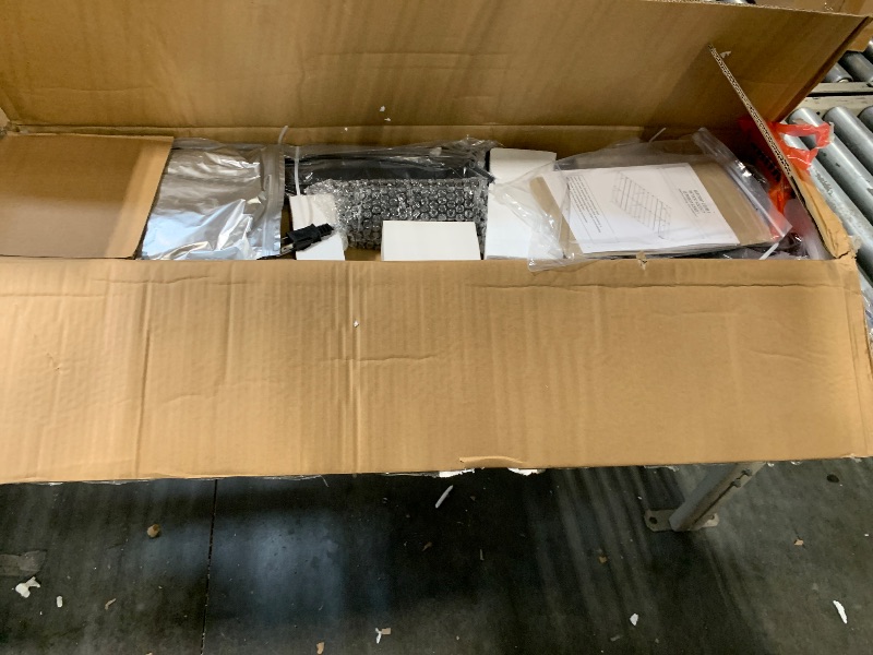 Photo 1 of **SIMILARRR*** Hasuit Floating Bed Frame Full Size with LED Lights, Metal Platform Full Bed, No Box Spring Needed, Easy to Assemble (Full)