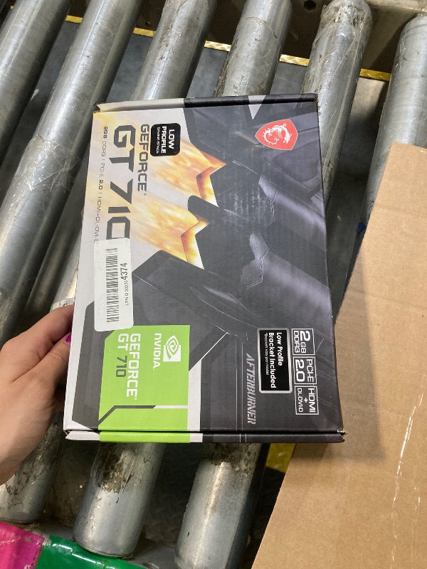 View 2 of MSI Gaming GeForce GT 710 2GB GDRR3 64-bit HDCP Support DirectX 12 OpenGL 4.5 Single Fan Low Profile Graphics Card (GT 710 2GD3 LP)