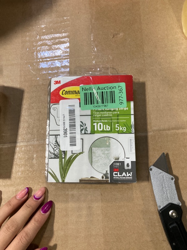 Photo 1 of Command and 3M Claw Picture Hanging Kit, 10 lb Medium Picture Hanging Strips 8 Pairs (16 Strips) and 45, 25, & 15 lb 3M Claw Picture Hangers, Hanging Picture Frames for Home Decor and Room Decor