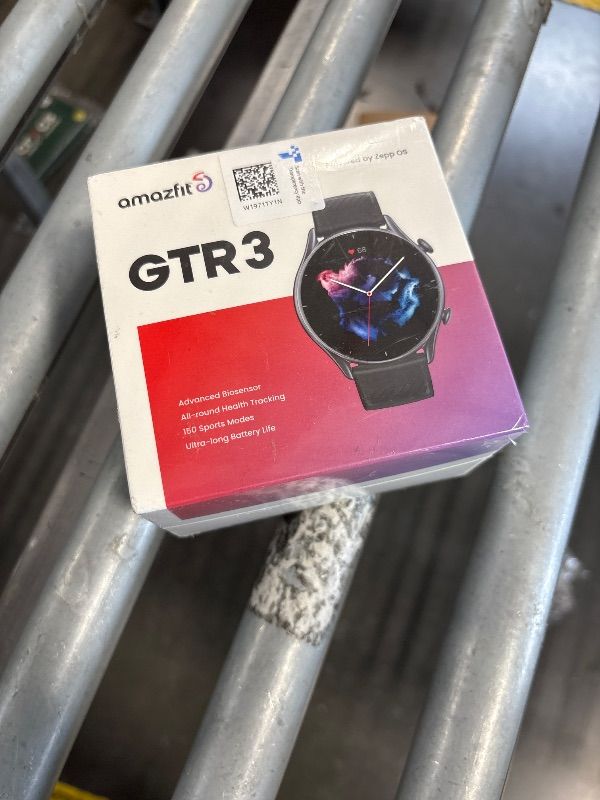 Photo 1 of Amazfit GTR 3 Smart Watch 46mm for Android iPhone, 21-Day Battery Life, Alexa Built-in, GPS, Fitness Tracker with 150+ Sports Modes, AMOLED Display, Heart Rate Sleep Health Tracker, Black         