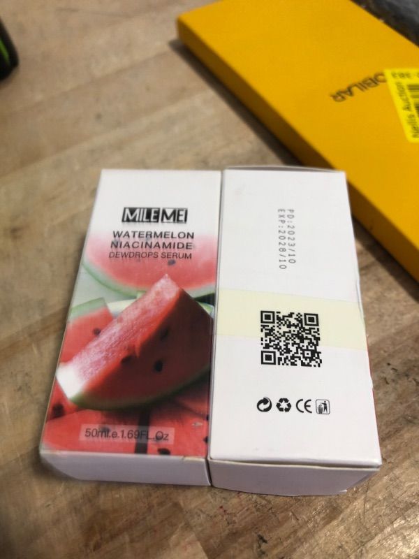 Photo 1 of 2 Pcs Essence Glow Serum Primer Watermelon?Niacinamide Hyaluronic Acid Moisturize Serum.