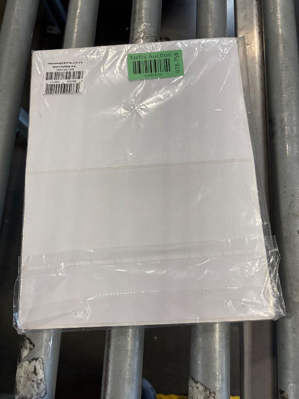 Photo 1 of 8.5”x5.5 Shipping Labels for Laser & Inkjet Printers, Permanent Self Adhesive Address Mailing Stickers Half Sheet (8.5”x5.5” Round, 