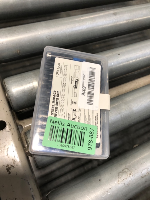 Photo 1 of toolant Impact Torx Bit Set 27pcs (TT7-TT40), S2 Steel Security Torx Bit Set, Tamper Proof Star Bit Set with CNC Machined Tips, 1"&2" Long Impact Bits with Magnetic Bit Holder and Storage Box