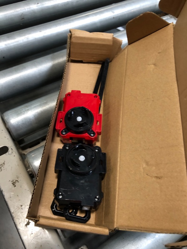 Photo 1 of AIBREAY 2 Pack X Winder Launcher, X Gyro Launcher Set for Players Battles, Only Work with X Series Right-Spinning Tops (Red + Black)
