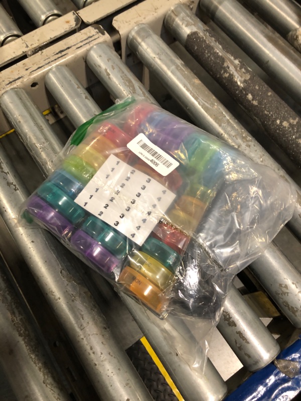 Photo 1 of ?Upgrade? Monthly Pill Organizer 2 Times A Day,One Month Box AM PM,Daily Cases Large 4 Week,Medication 28 Days Dispenser for Pills,Fish Oils, Vitamin,Supplement(Rainbow)…