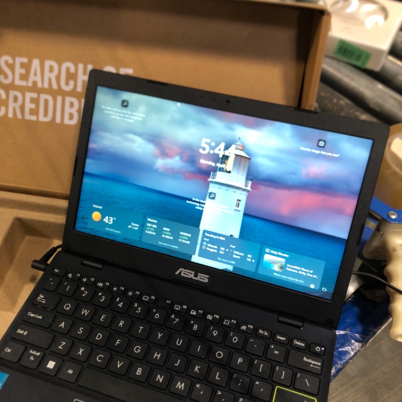Photo 1 of ASUS Vivobook Go 11.6” HD Slim Laptop, Intel Dual Core N4500, Intel Graphics, 4GB, 128GB, Windows 11 Home, SonicMaster, ErgoSense, Black, L210KA-ES04