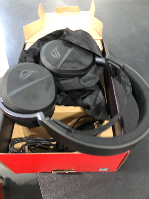 Photo 1 of ASUS ROG Pelta Wireless Gaming Headset (BT, ROG SpeedNova 2.4GHz, USB-C, Lightweight 309g, 50mm ROG Titanium-Plated Drivers, 10mm Super-Wideband Mic, RGB, 70HR Battery, for PC, Switch, PS5)- Black