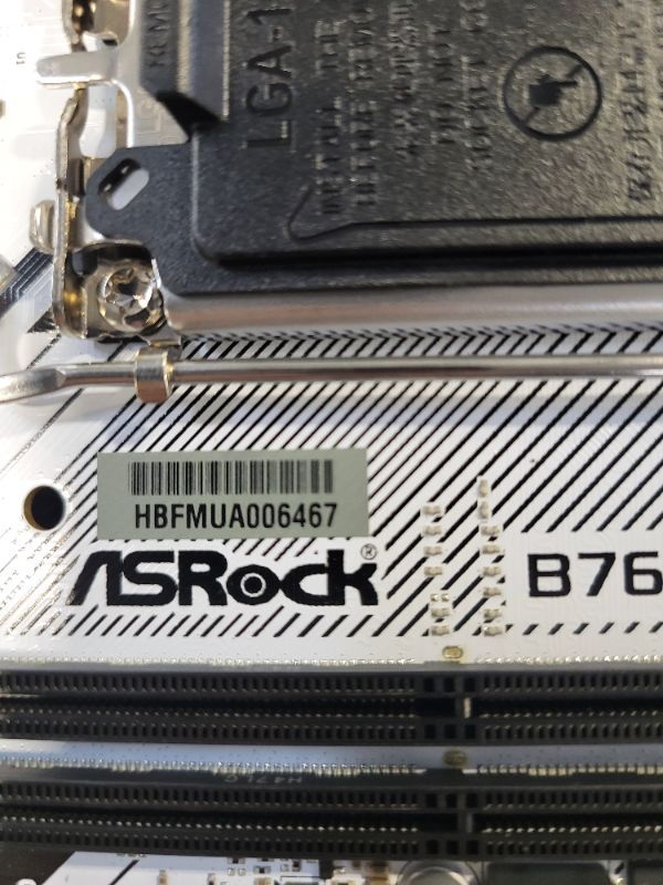Photo 1 of ASRock Motherboard B760M-HDV/M.2 Intel 12th and 13th Generation CPU (LGA1700) Compatible B760 Chipset DDR5 Micro ATX Motherboard
