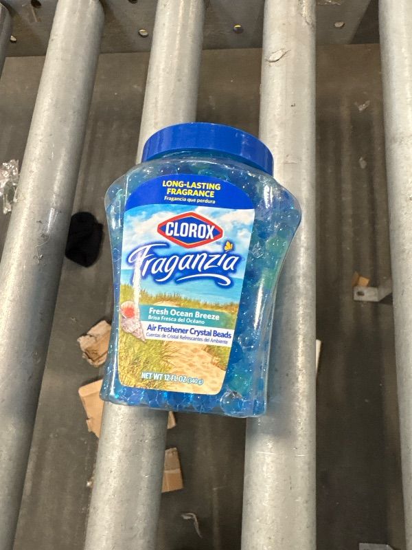 Photo 1 of Clorox Fraganzia Air Freshener Beads - Fresh Ocean Breeze - Gel Air Fresheners for Home, Toilet, Bedroom, Closet, Car - Odor Eliminator & Absorber - Long-Lasting Fragrance Beads Room Deodorizer 12oz