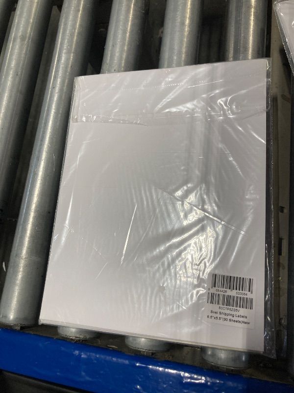 Photo 1 of 8.5”x5.5 Shipping Labels for Laser & Inkjet Printers, Permanent Self Adhesive Address Mailing Stickers Half Sheet (8.5”x5.5”, 30, Sheets)