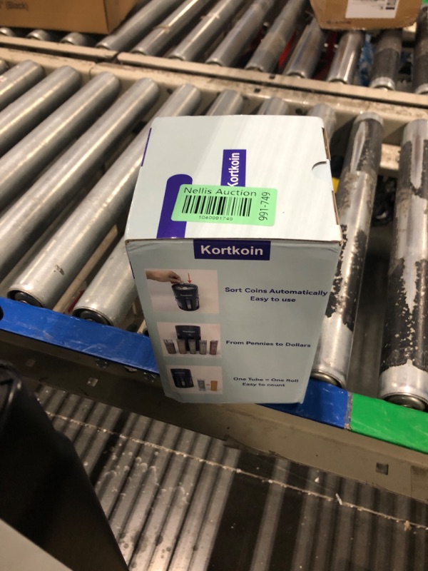 Photo 1 of Kortkoin Automatic Coin Sorter 5 IN 1 Coin Counter with Coin Wrappers, Sort your Spare Change in Piggy Bank Coin Bank & Coin Holder Quickly & Accurate as Sort Machine, Easy to Use as Gift & Time Saver