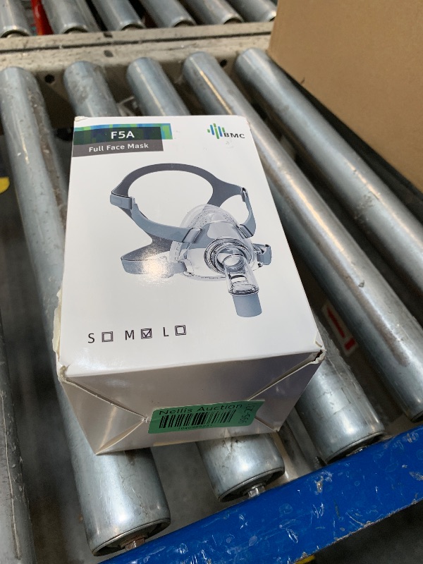 Photo 1 of CPAP Mask, Universal Silicone Full Face CPAP Mask Replacement Set, Comfort Series Nasal CPAP MASK, Full Cover Assembly Kit with Headgear, Elbow and Cushion, M Size