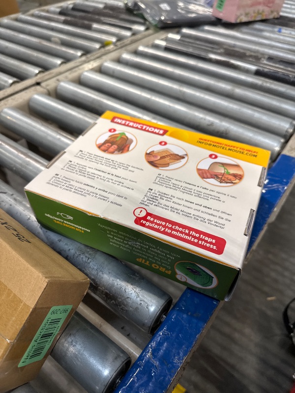 Photo 1 of Motel Mouse Humane No Kill Live Catch and Release Mouse Traps, Reusable with Cleaning Brush - 4 Pack